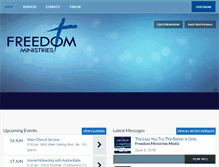 Tablet Screenshot of freedomministries.org